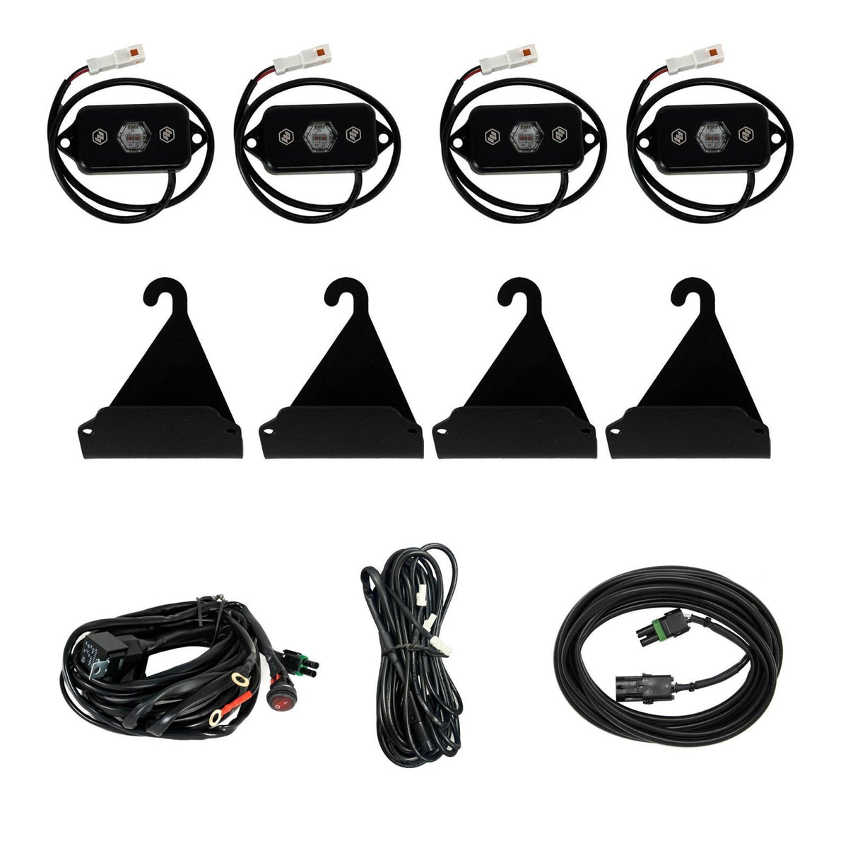 Baja Designs Toyota Bed Rail Cargo Light Kit (2005-2025 Tacoma, Tundra) - 398062