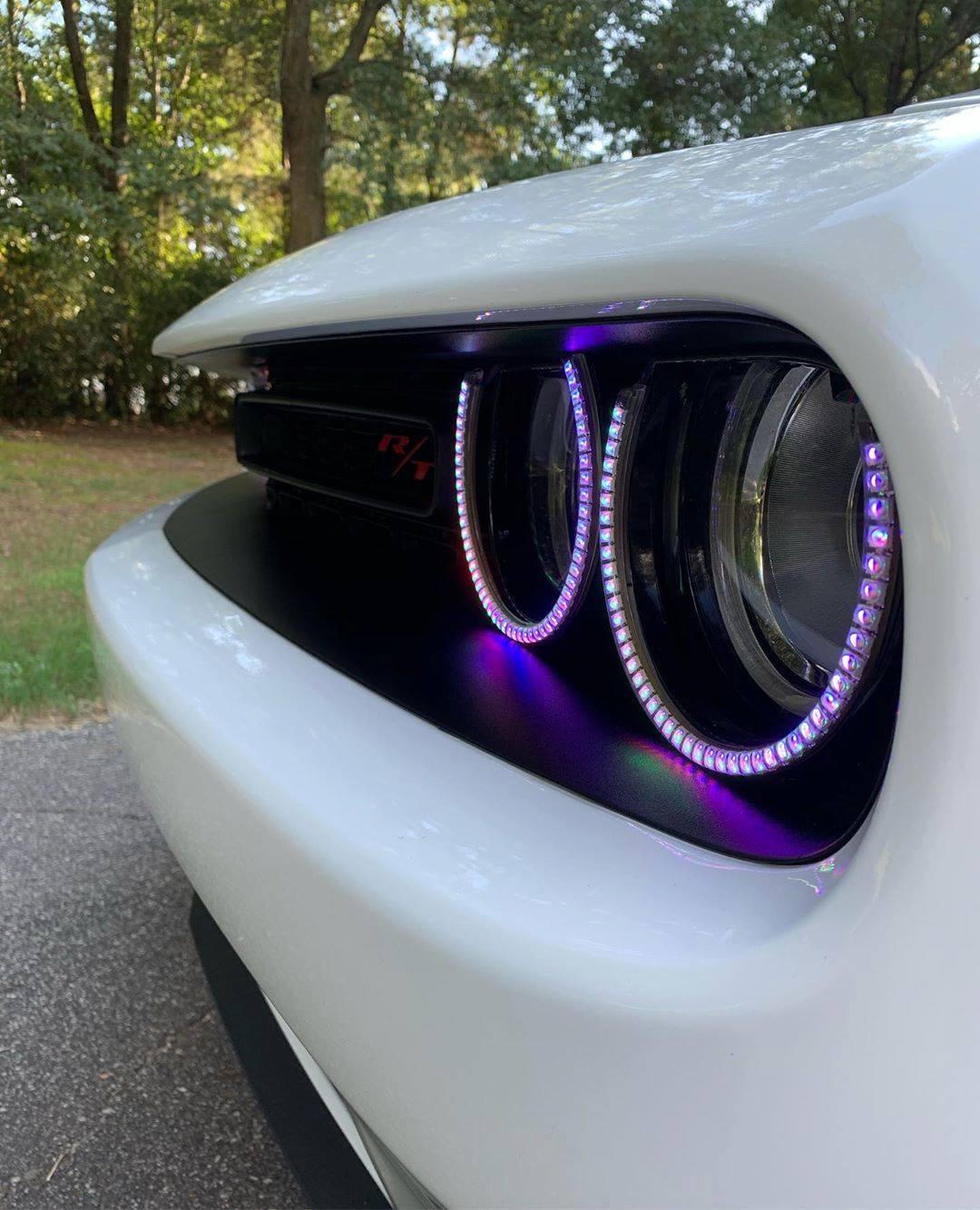 Oracle Lighting Dynamic Colorshift Headlight Halo Kit - Surface Mount (2015-2021 Challenger) - 3990-332