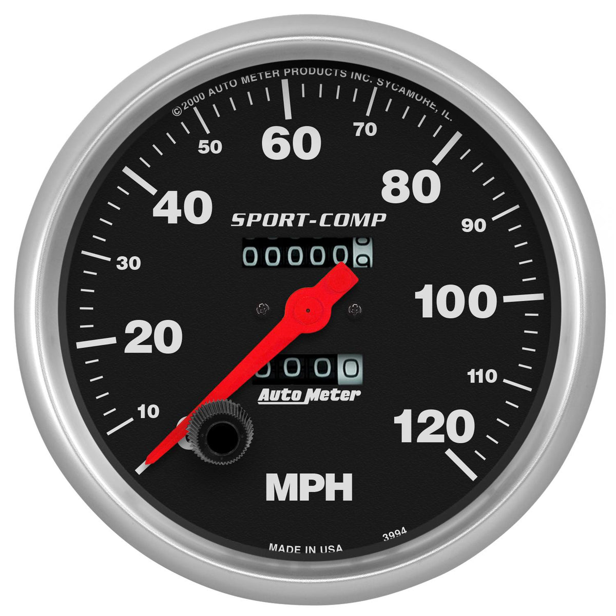 Auto Meter 5" SPEEDOMETER, 0-120 MPH, SPORT-COMP - 3994