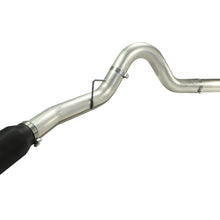 AFE Large Bore-HD 5 IN 409 Stainless Steel DPF-Back Exhaust System w/Black Tip - 49-43055-B