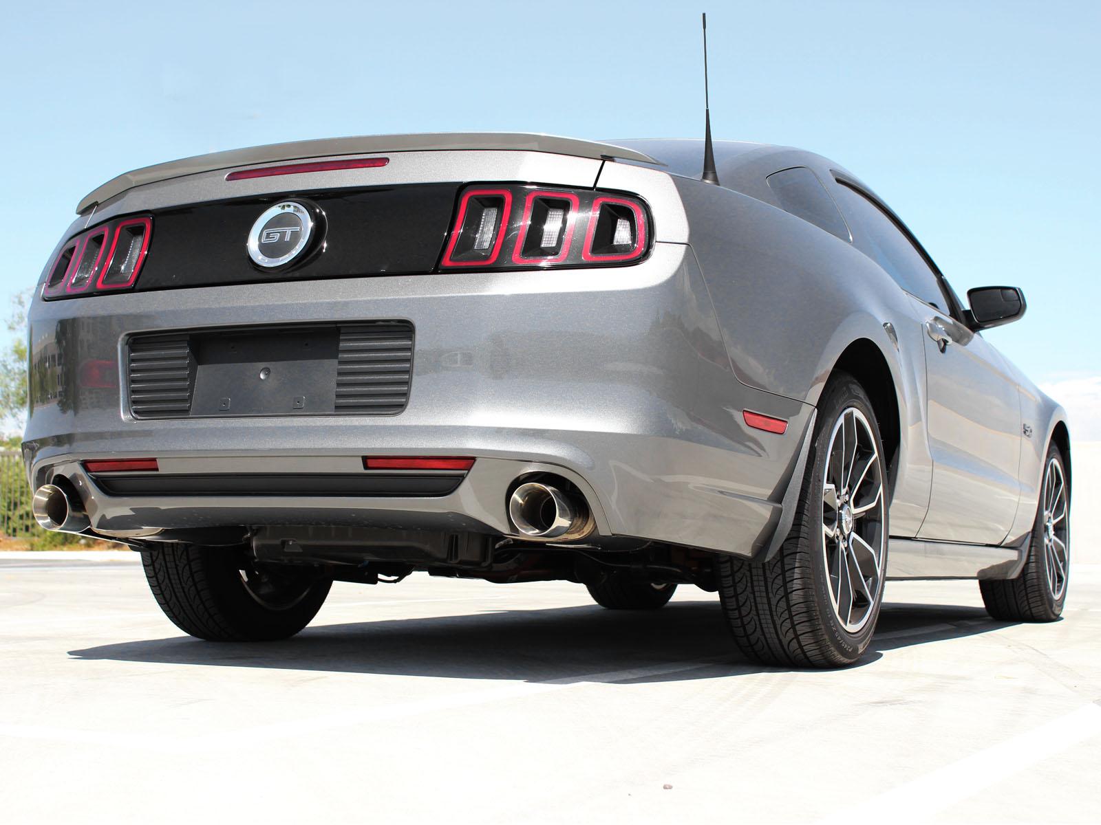 AFE MACH Force-Xp 3 IN 409 Stainless Steel Axle-Back Exhaust System w/Black Tip (2011-2014 Mustang) - 49-43052-B