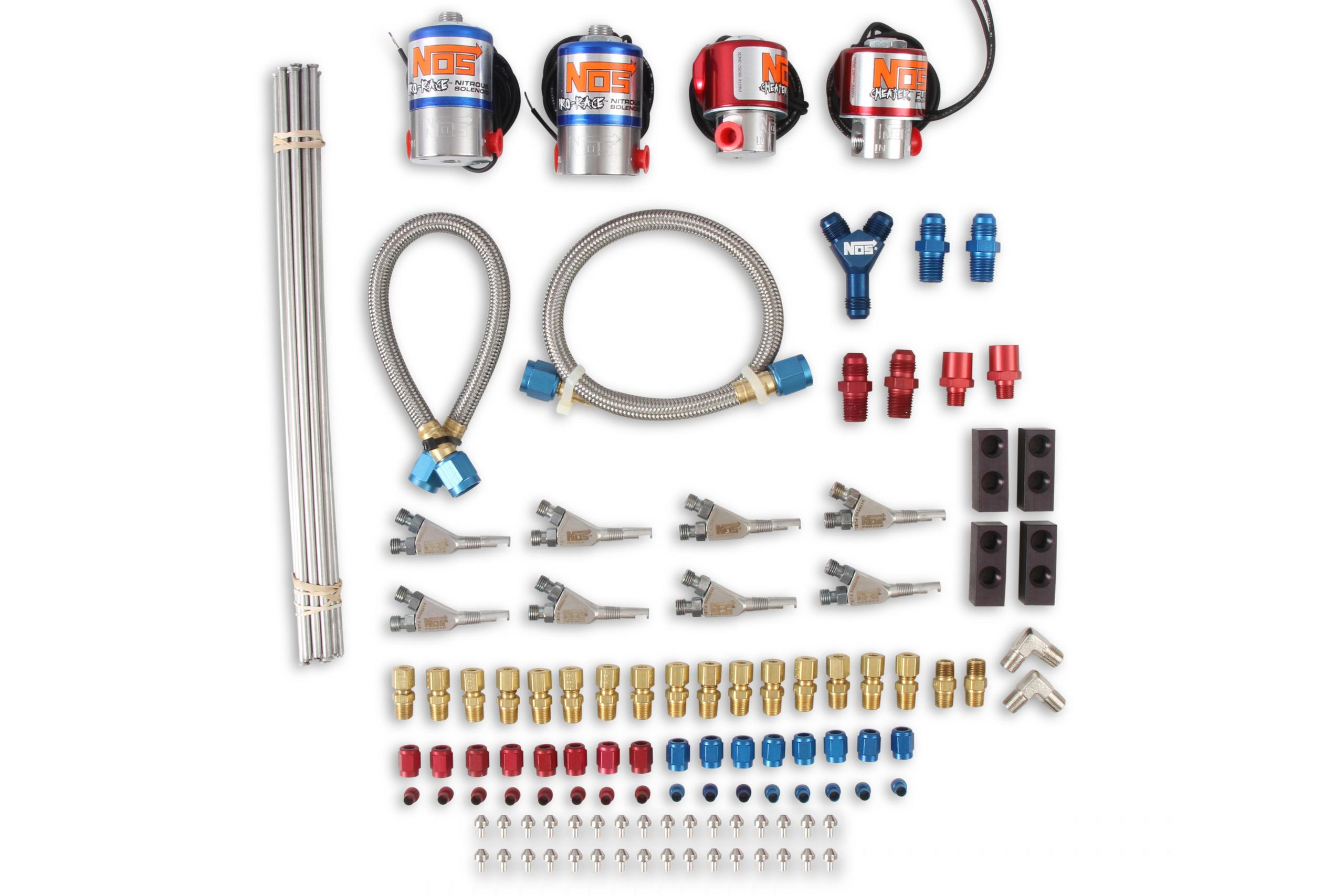 NOS  Custom Nitrous Plumbing Kit Pro Fogger. - 02462-S-JSNOS