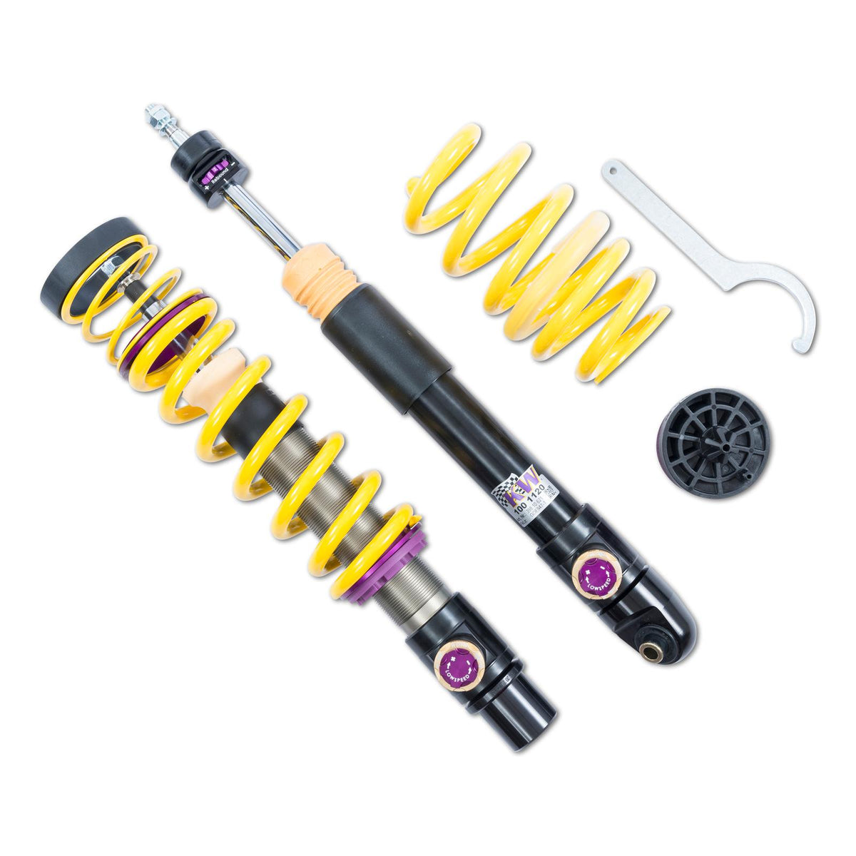 KW V4 Three Way Adjustable Coil-Overs (2018+ RS5 (B9) Coupe, without DRC, 2018+ RS5 (B9) Sportback, without DRC) - 3A7100BS