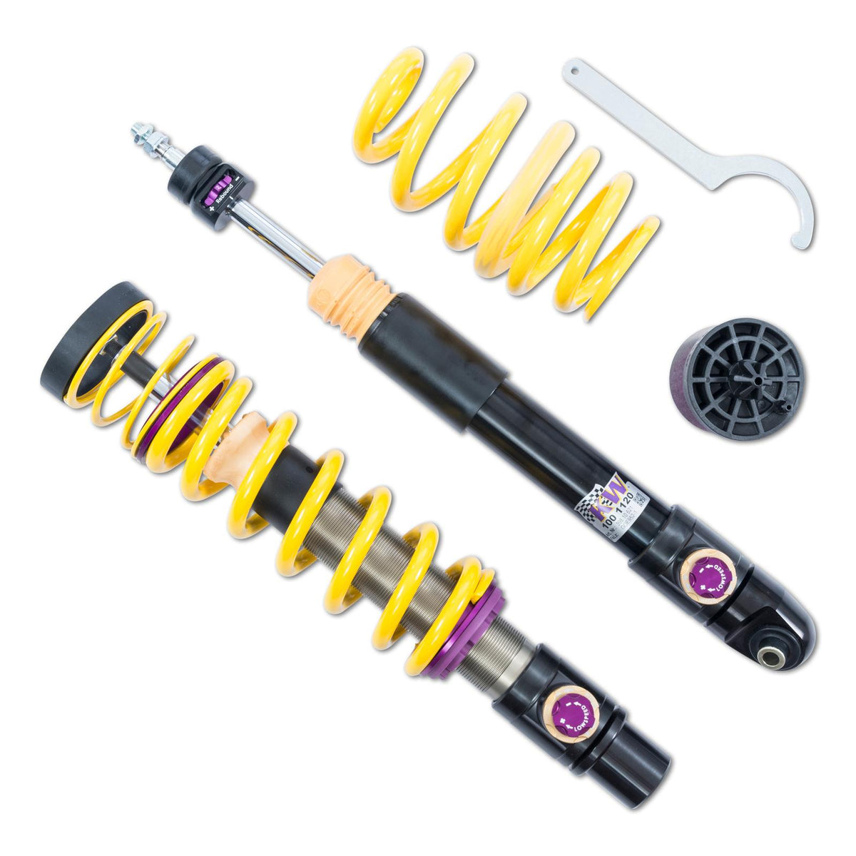 KW V4 Three Way Adjustable Coil-Overs (2018+ RS5 (B9) Coupe, with DRC, 2018+ RS5 (B9) Sportback, with DRC) - 3A7100CJ