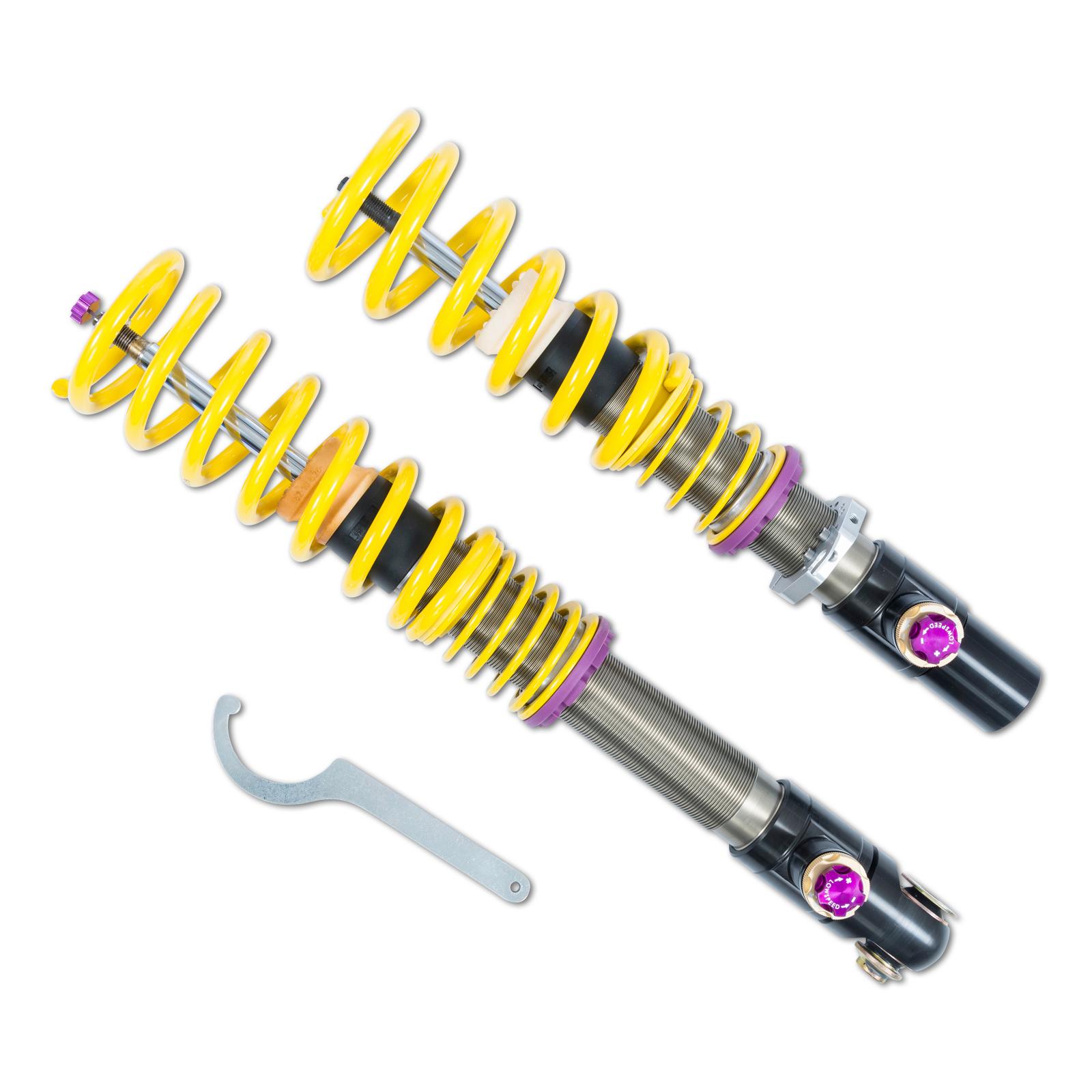 KW V4 Three Way Adjustable Coil-Overs (2018+ M5 (F90); incl. ESC modules) - 3A7200CC