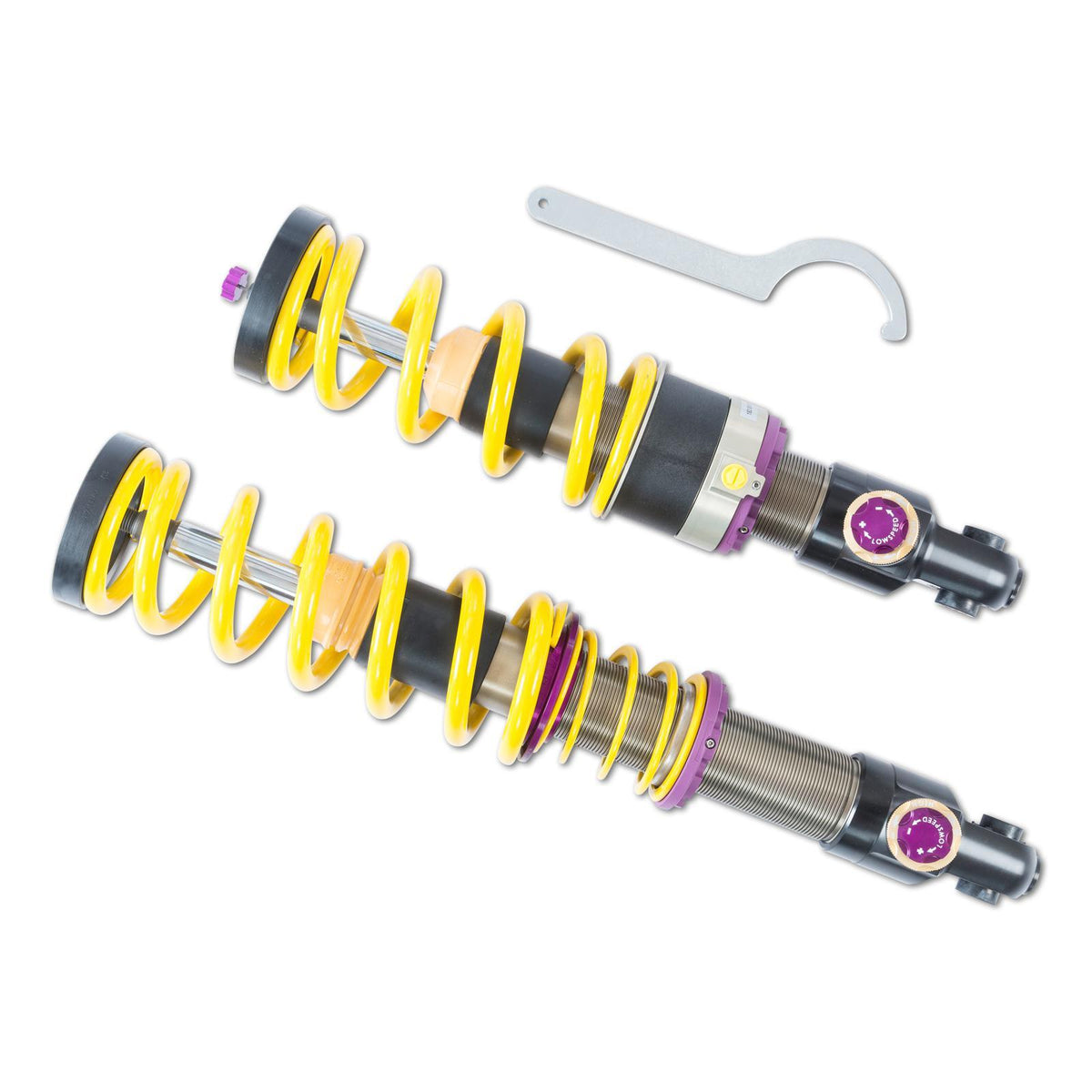KW Adjustable Coilover Suspension with Hydraulic Front Axle Noselift System (2018-2020 AMG GT R Base) - 3A72520C