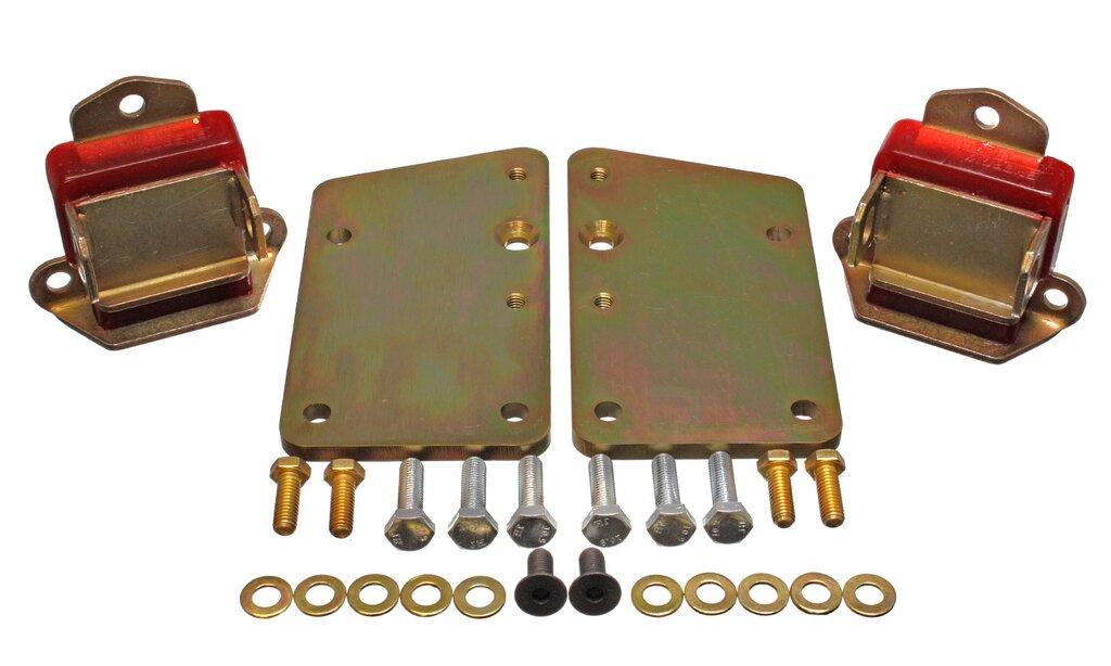 ENERGY SUSPENSION Ls Conversion Mtr Mount Set (1963-1982 El Camino, Corvette, Camaro, Chevelle, Nova) - 3.1148R
