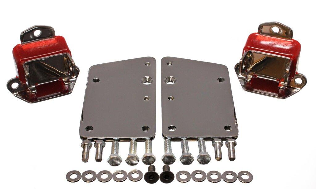 ENERGY SUSPENSION Ls Conversion Mtr Mount Set (1968-1973 El Camino, Chevelle, Monte Carlo, Nova, Camaro) - 3.1149R
