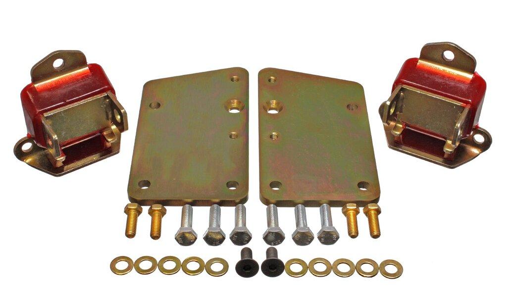 ENERGY SUSPENSION Ls Conversion Mtr Mount Set (1968-1973 Chevelle, El Camino, Camaro, Monte Carlo, Nova) - 3.1150R