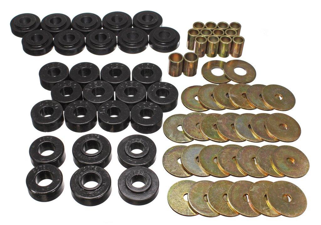 ENERGY SUSPENSION Gm Body Mount Set (1965-1967 Malibu, Chevelle, El Camino) - 3.4111G