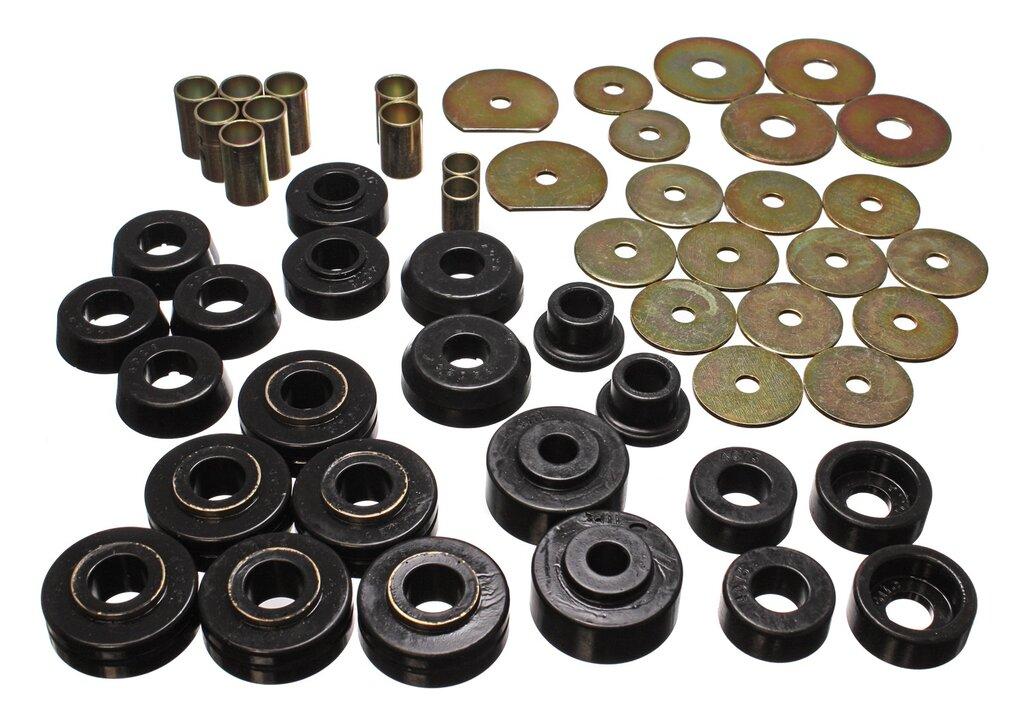 ENERGY SUSPENSION Chevy Body Mounts (1965-1970 Bel Air, Caprice, Biscayne, Impala) - 3.4138G