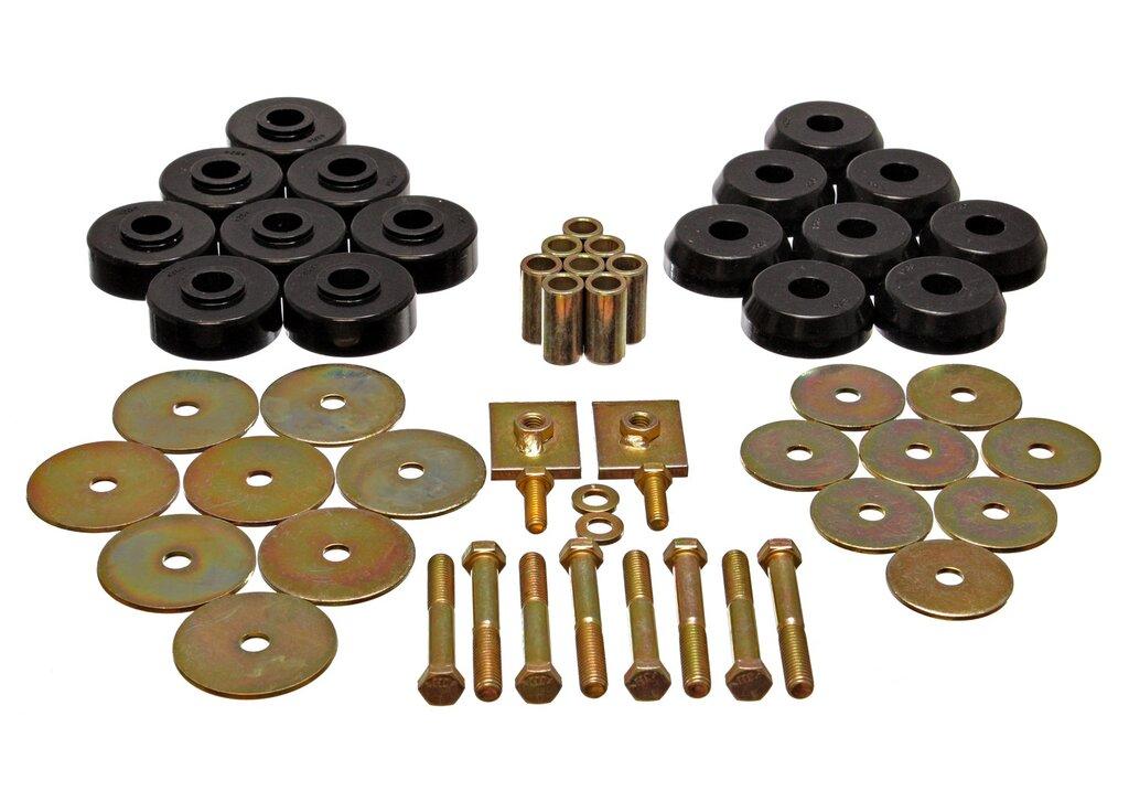 ENERGY SUSPENSION Body Mount Set Exc. Cconvertible (1959-1964 Impala, Bel Air, Biscayne, El Camino) - 3.4166G