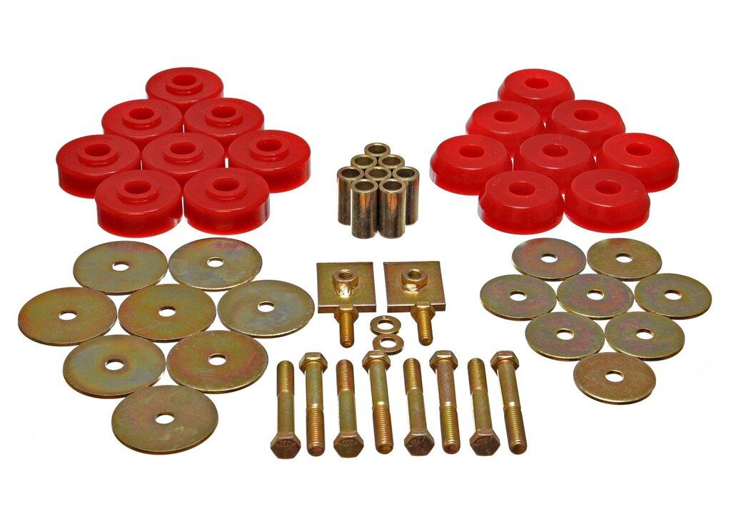 ENERGY SUSPENSION Body Mount Set Exc. Cconvertible (1959-1964 Impala, Bel Air, El Camino, Biscayne) - 3.4166R
