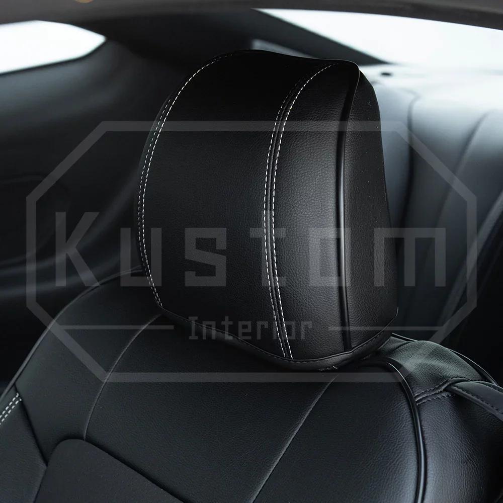Kustom Interior Custom Premium Artificial Leather Seat Covers (2015-2023 Mustang Coupe)
