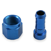 Earls Auto-Crimp Hose End - Straight - Size -10 - Blue - 700110ERL