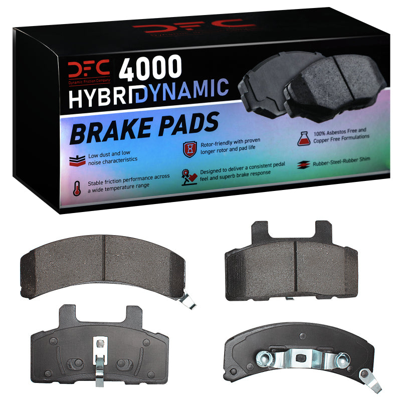 DFC 88-91 GMC K15/K1500 Pickup Front 4000 Hybridynamic Brake Pads