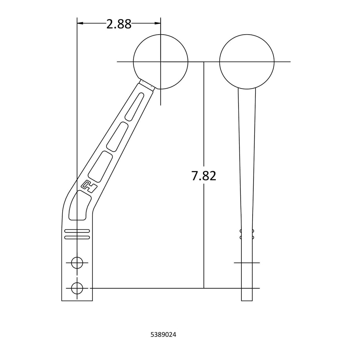 HURST Gear Shift Lever Stick - 5389024
