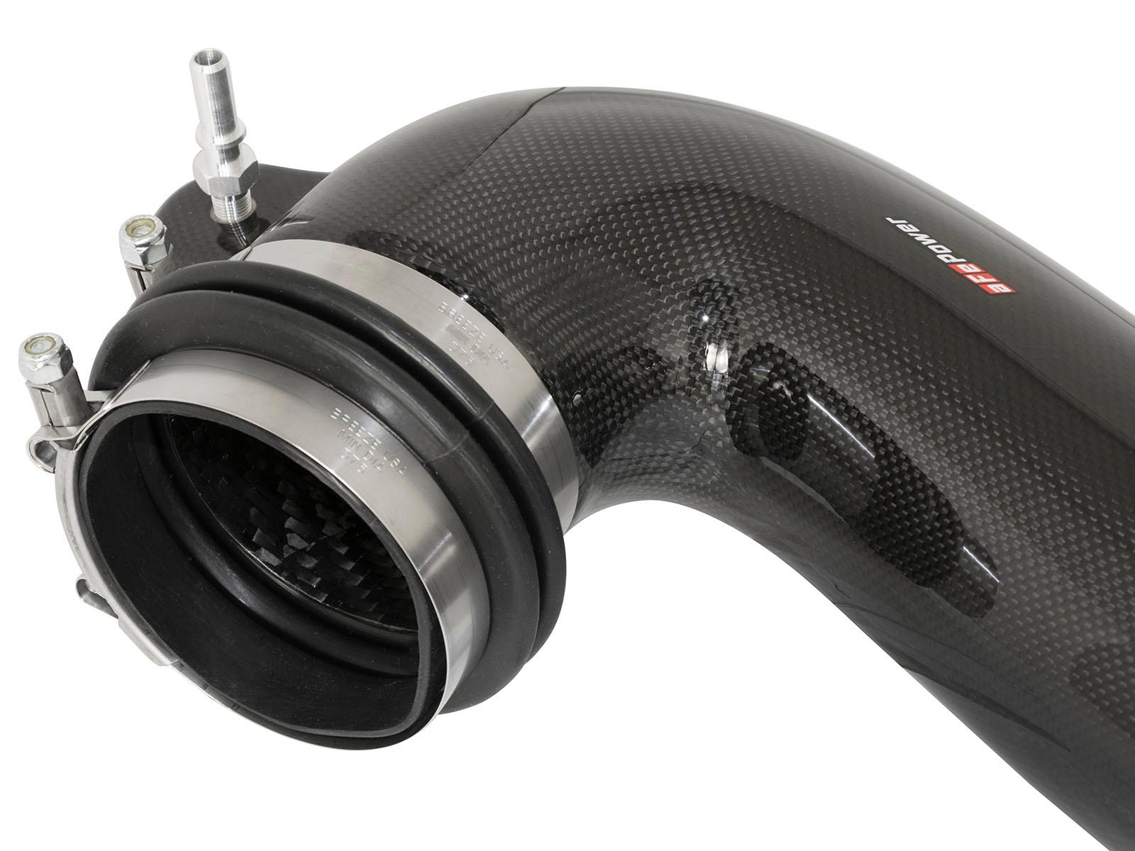 AFE Black Series Carbon Fiber Cold Air Intake System w/ Pro 5R & Pro DRY S Filters (2015-2019 Corvette) - 52-74202-C