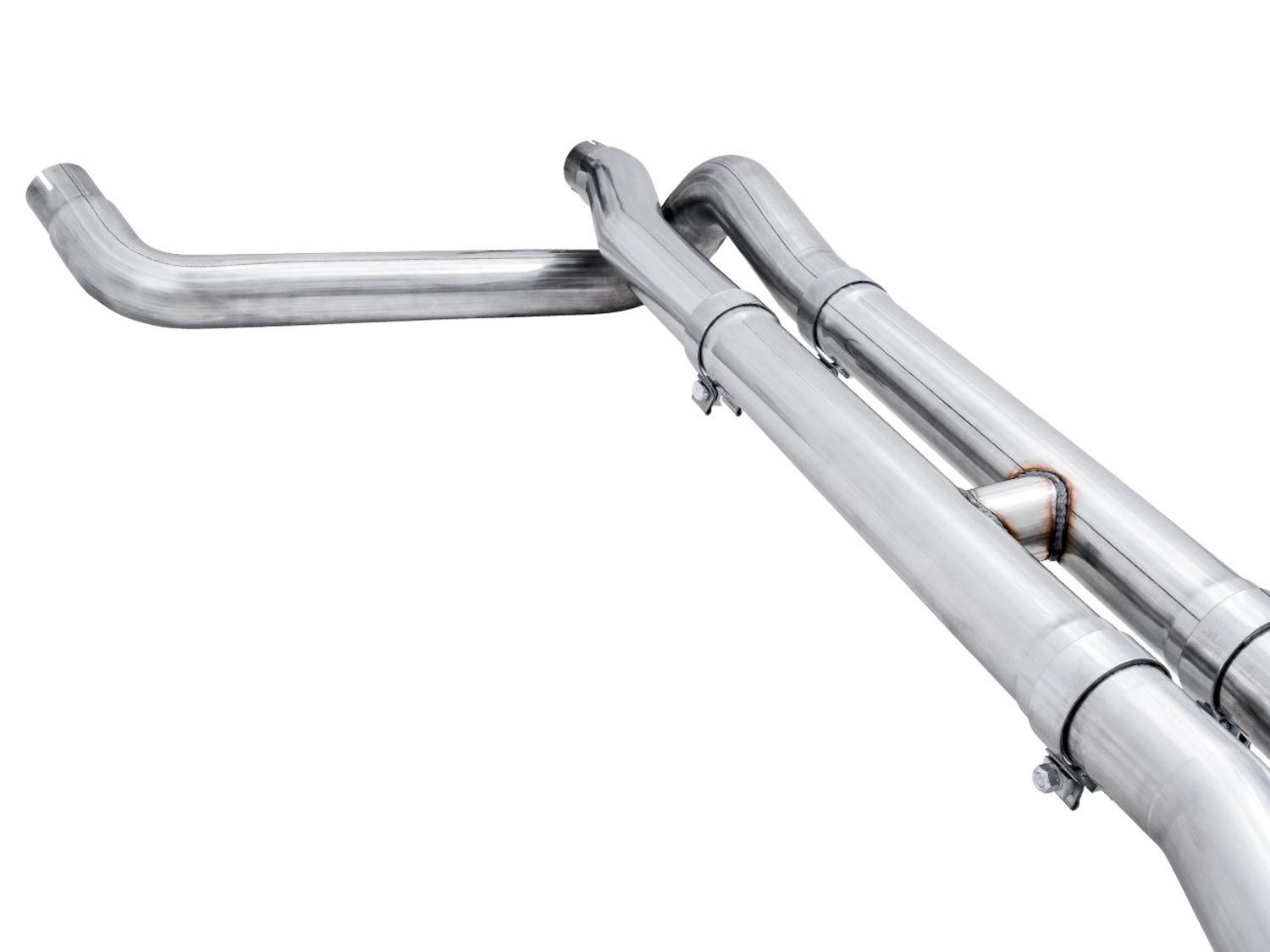 AWE 0FG Catback Exhaust - Dual Bashgaurd (No Tips) (2022-2023 GMC Silverado ZR2 / Sierra AT4X) - 3015-31972