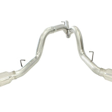 AFE Large Bore-HD 4 IN 409 Stainless Steel DPF-Back Exhaust System w/Polished Tip (2011-2016 Silverado 2500 HD, Silverado 3500 HD, Sierra 2500 HD, Sierra 3500 HD) - 49-44043-P