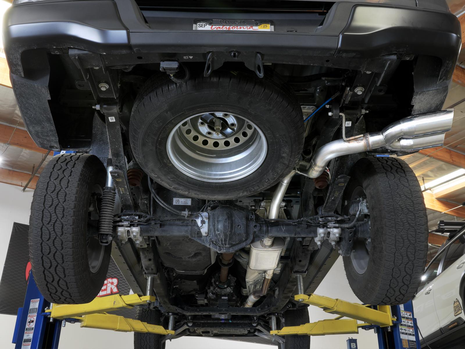 aFe Vulcan Series 2-1/2 IN to 3 IN 304 Stainless Steel Cat-Back Exhaust System w/ Polished Tip
 (2024+ Ranger) - 49-33148-P