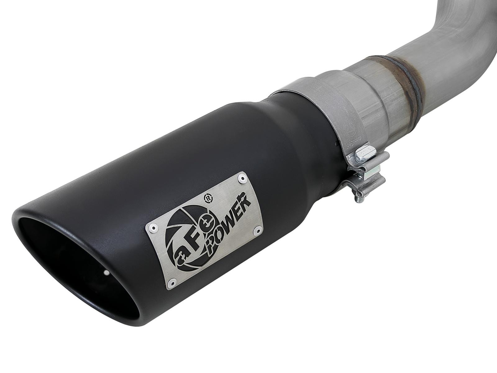 AFE MACH Force-Xp 3 IN Stainless Steel Cat-Back Exhaust System w/ Dual Black Tips (2019-2021 1500, 1500) - 49-42059-B
