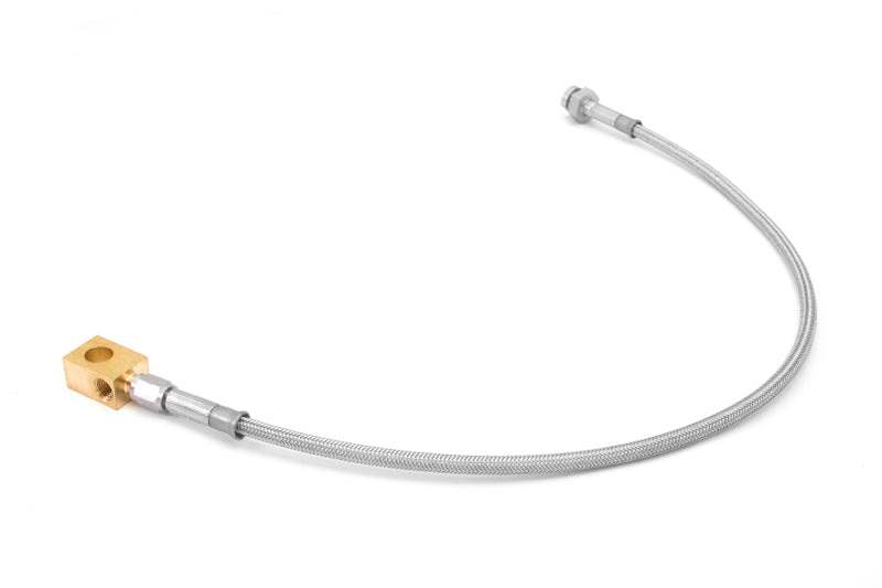 Rugged Ridge Brake Hose Kit Rear Braided Stainless Steel; 72-75 Jeep Cj - 16735.03