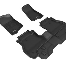 3D MAXpider 2020 Jeep Gladiator JT Kagu 1st & 2nd Row Floormats - Black