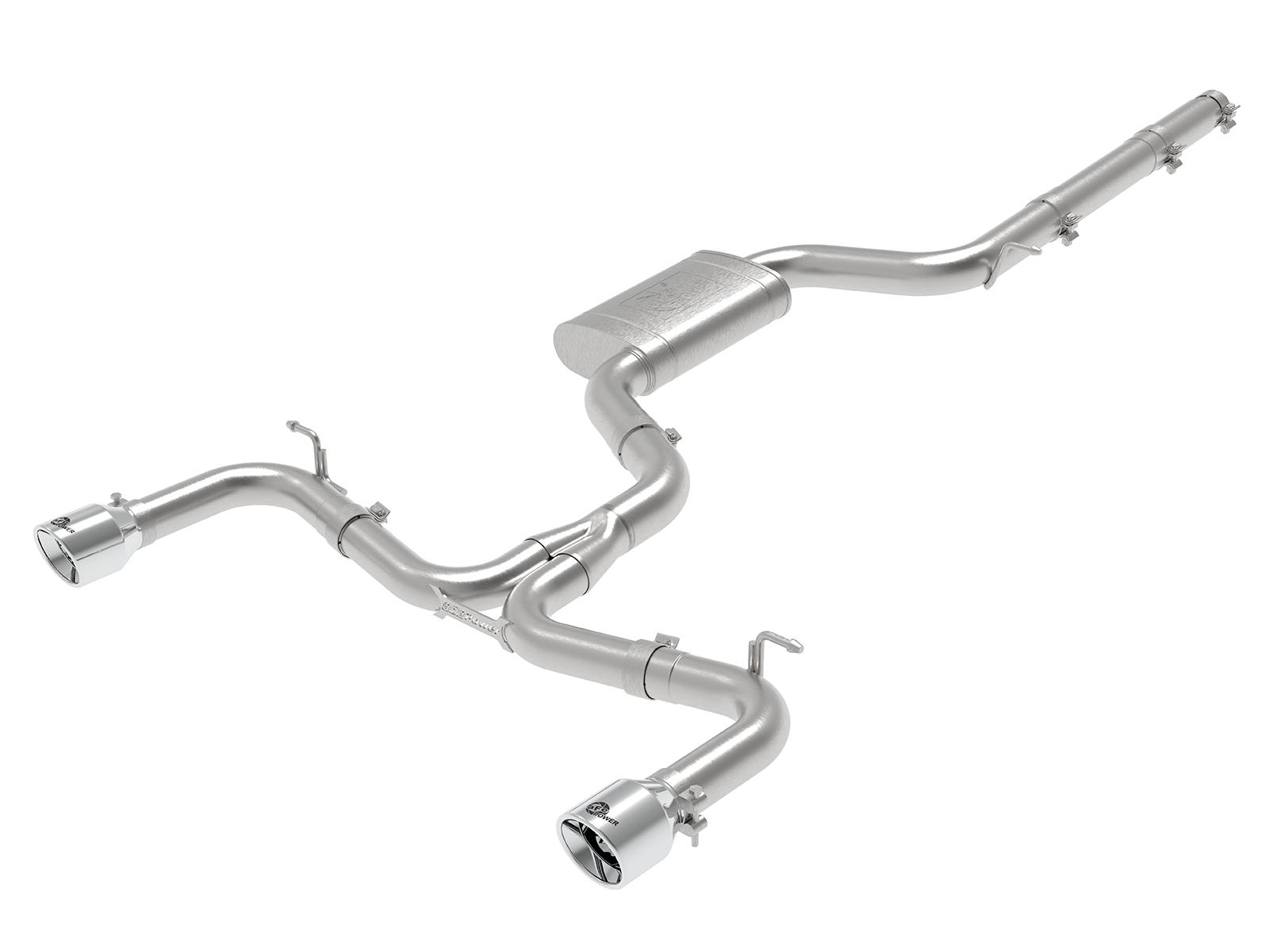 AFE Cat-Back Exhaust System (2015-2017 Volkswagen GTI L4-2.0L (t)) - 49-36418-P