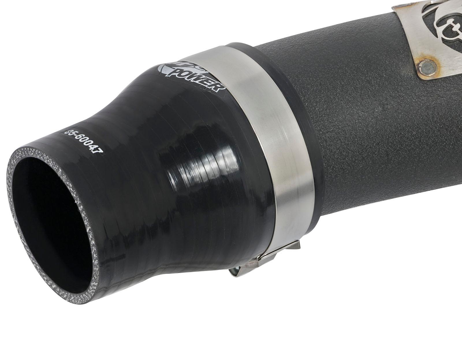 AFE BladeRunner 3 IN Aluminum Hot and Cold Charge Pipe Kit Black (2011-2016 Silverado 2500 HD, Silverado 3500 HD, Sierra 2500 HD, Sierra 3500 HD) - 46-20114-B