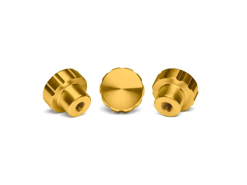 WeatherTech Colored Billet Knobs-Gold