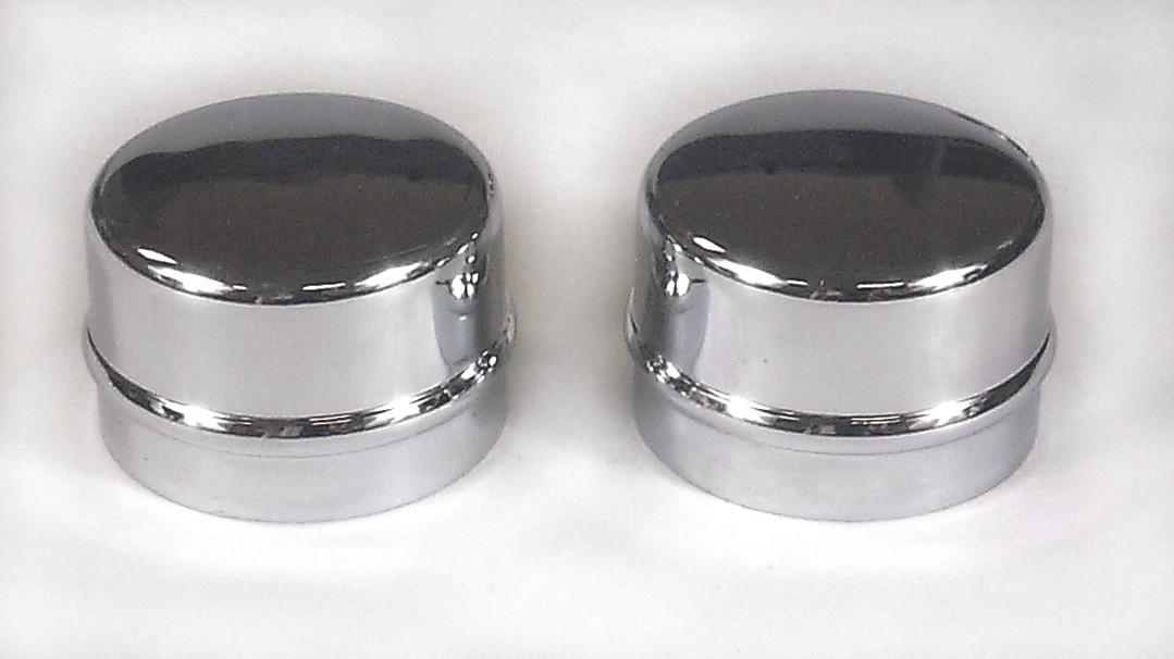 Mr. Gasket Chrome Dust Caps.  - 2485