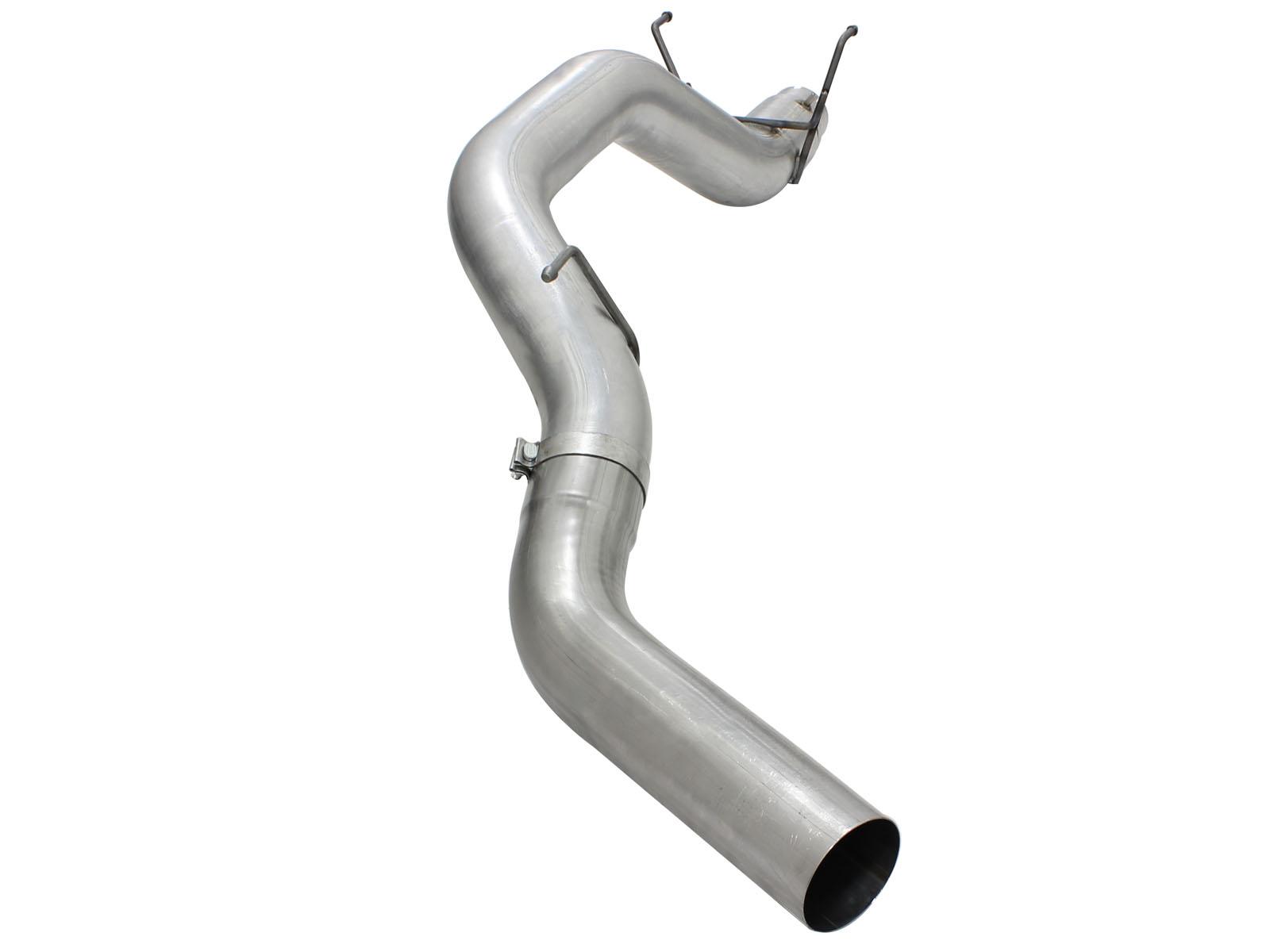 AFE Large Bore-HD 5 IN 409 Stainless Steel DPF-Back Exhaust System (2013-2018 2500, 2500, 2500, 3500, 3500, 3500) - 49-42039