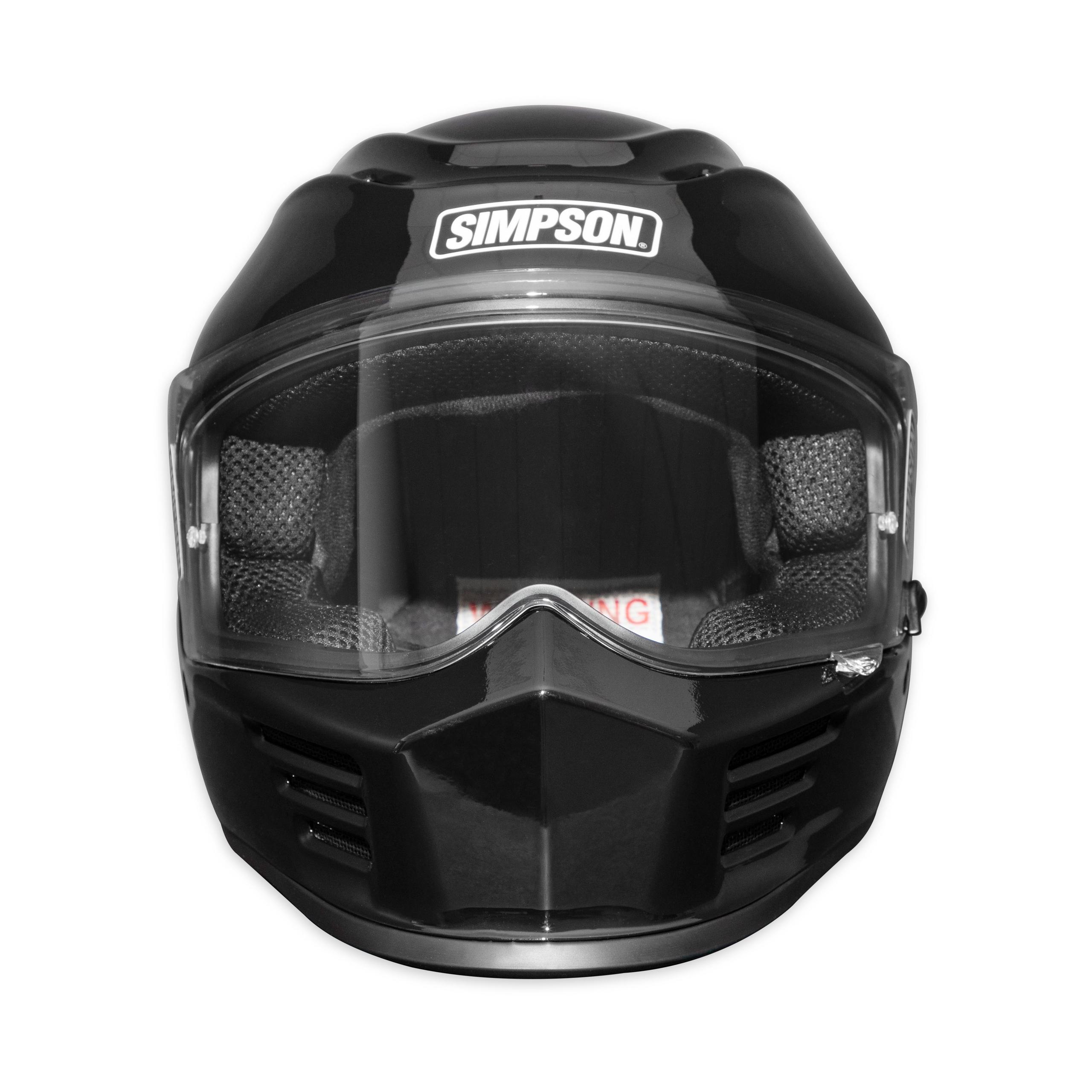 Simpson Racing Simpson Speed Bandit Dot/Ece Xxl Black - SPBXX2