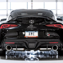 AWE Resonated Touring Edition for A90 Supra - 5" Chrome Tips - 3015-32118