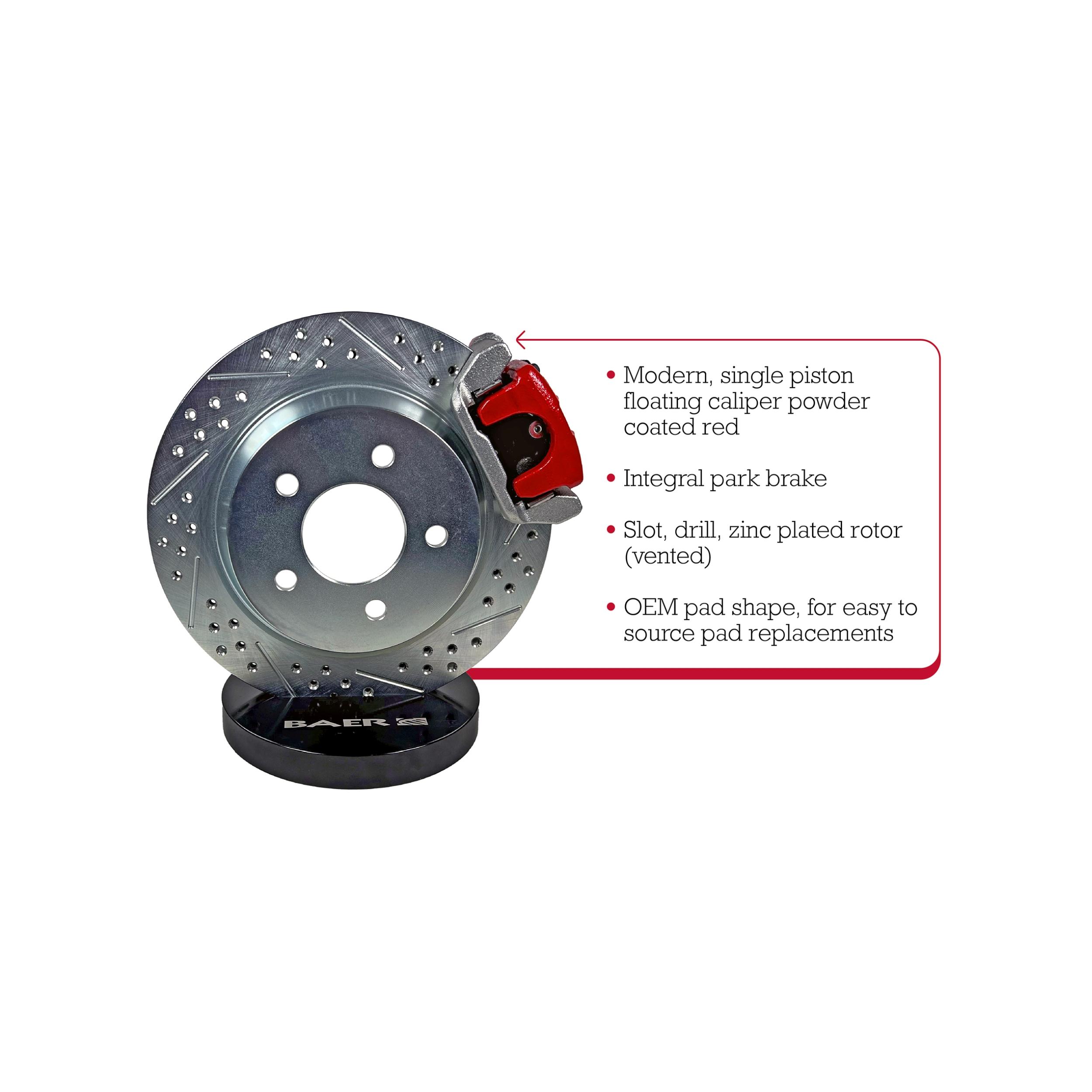 Baer 11.65" Classic Series Rear Brake Kit - 4302572R