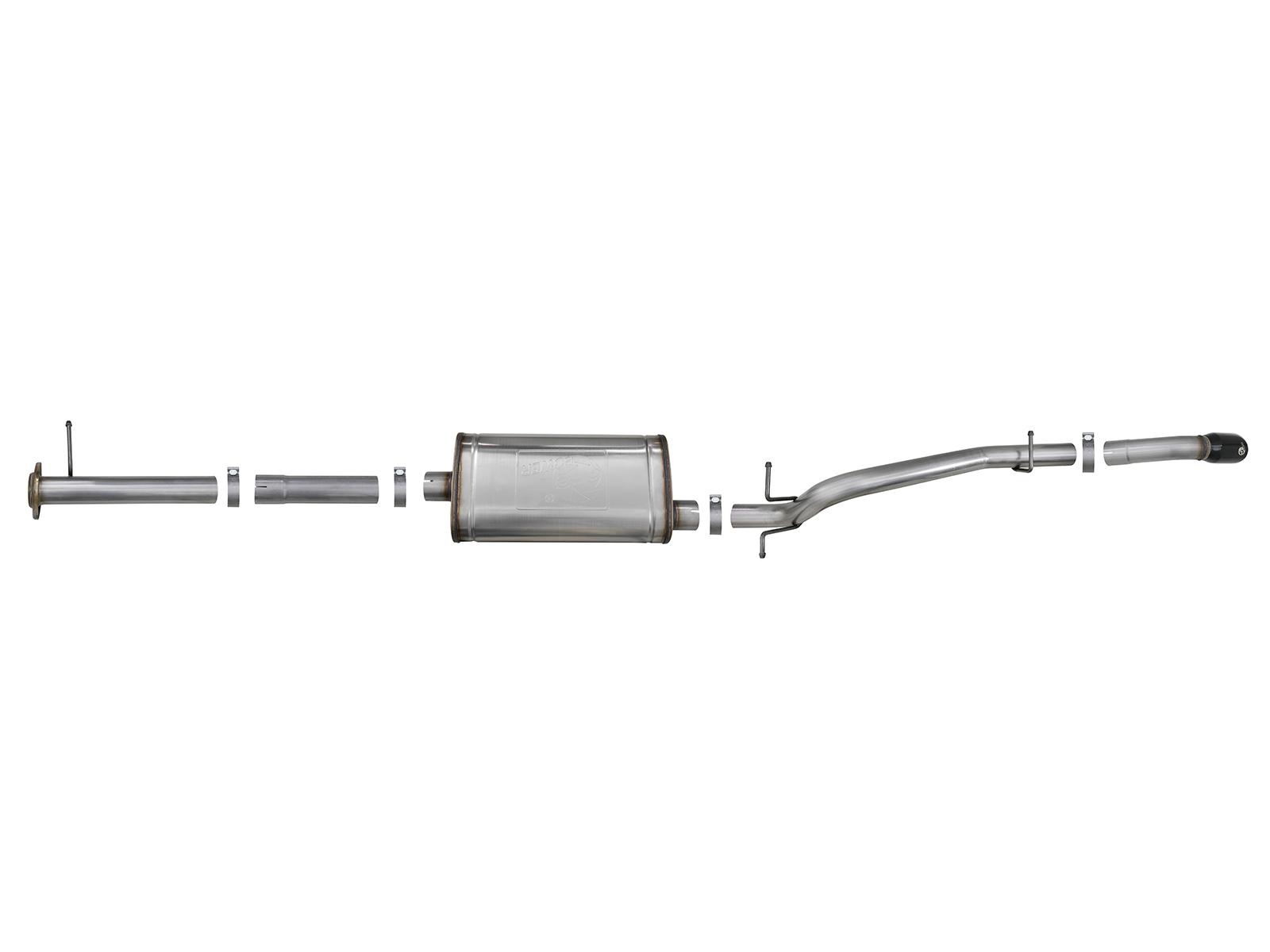 AFE MACH Force-Xp Cat-Back Hi-Tuck Exhaust System w/ Black Tip (2015-2021 Colorado, Colorado, Canyon, Canyon) - 49-44099-B