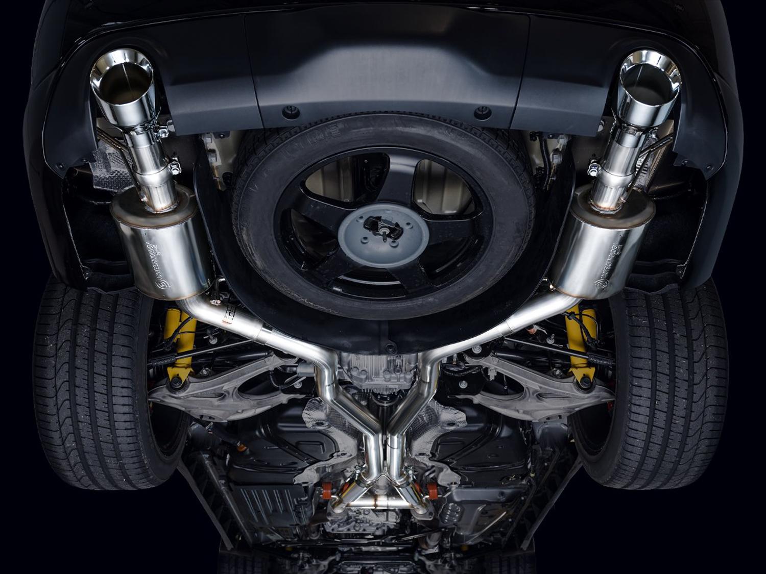 AWE Touring Edition Exhaust - Chrome Silver Tips (2018-2023 Dodge Durango 6.4L / 6.2L SC) - 3015-32952