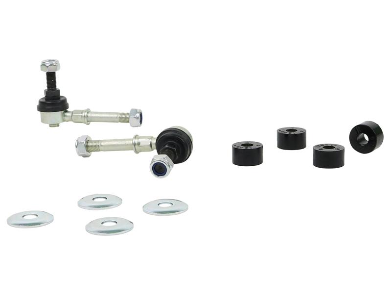 Whiteline Performance Front Sway Bar Link Bushing Style Link Pair 87-17 Nissan Whiteline (1987-2017 Sentra, Tsuru, Hikari, Maxima, NX) - W23188