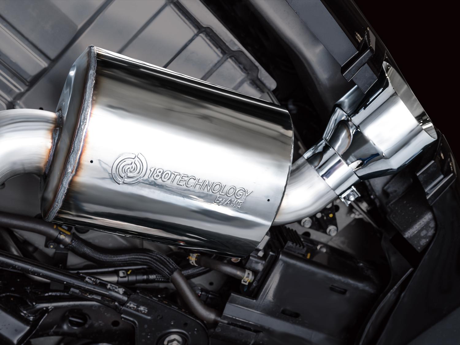 AWE Touring Edition for Nissan Z - Chrome Tips - 3015-32400