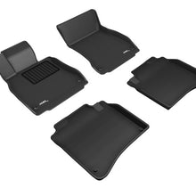 3D MAXpider 2014-2019 Mercedes-Benz S-Class W222 Kagu 1st & 2nd Row Floormats - Black