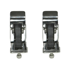 Rugged Ridge Hood Catch Kit Stainless Steel; 97-06 Jeep Wrangler Tj - 11116.02