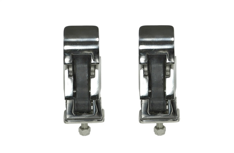 Rugged Ridge Hood Catch Kit Stainless Steel; 97-06 Jeep Wrangler Tj - 11116.02