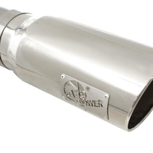 AFE Large Bore-HD 5 IN 409 Stainless Steel DPF-Back Exhaust System w/Polished Tip (2007-2010 Silverado 2500 HD, Silverado 3500 HD, Sierra 2500 HD, Sierra 3500 HD) - 49-44040-P