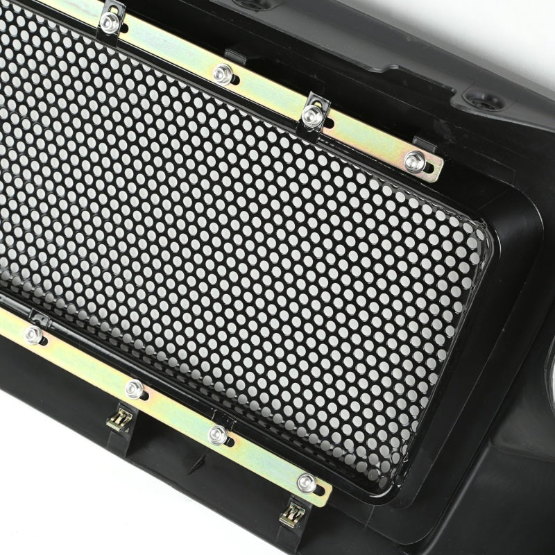 Rugged Ridge Spartan Grille Satin Black; 07-18 Jeep Wrangler Jk - 12034.01