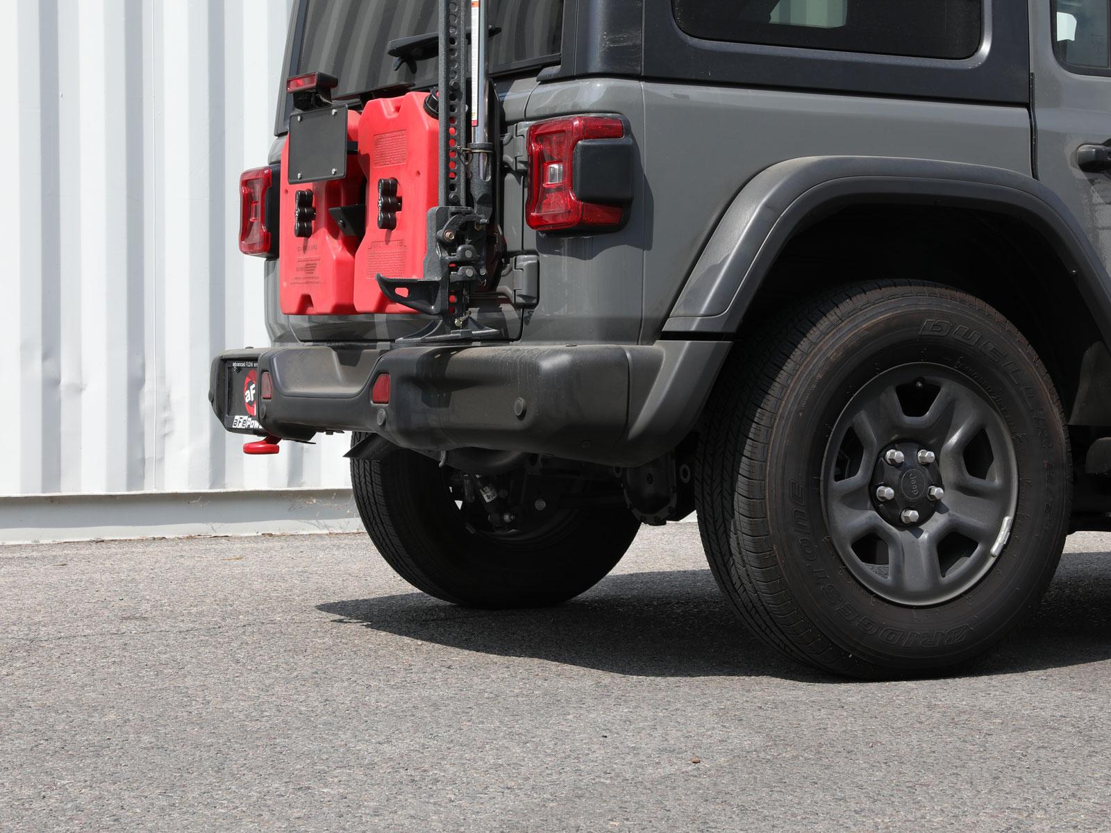 AFE Axle-Back Exhaust System (2018-2020 Jeep Wrangler L4-2.0L(t) / V6-3.6L) - 49-48070-1