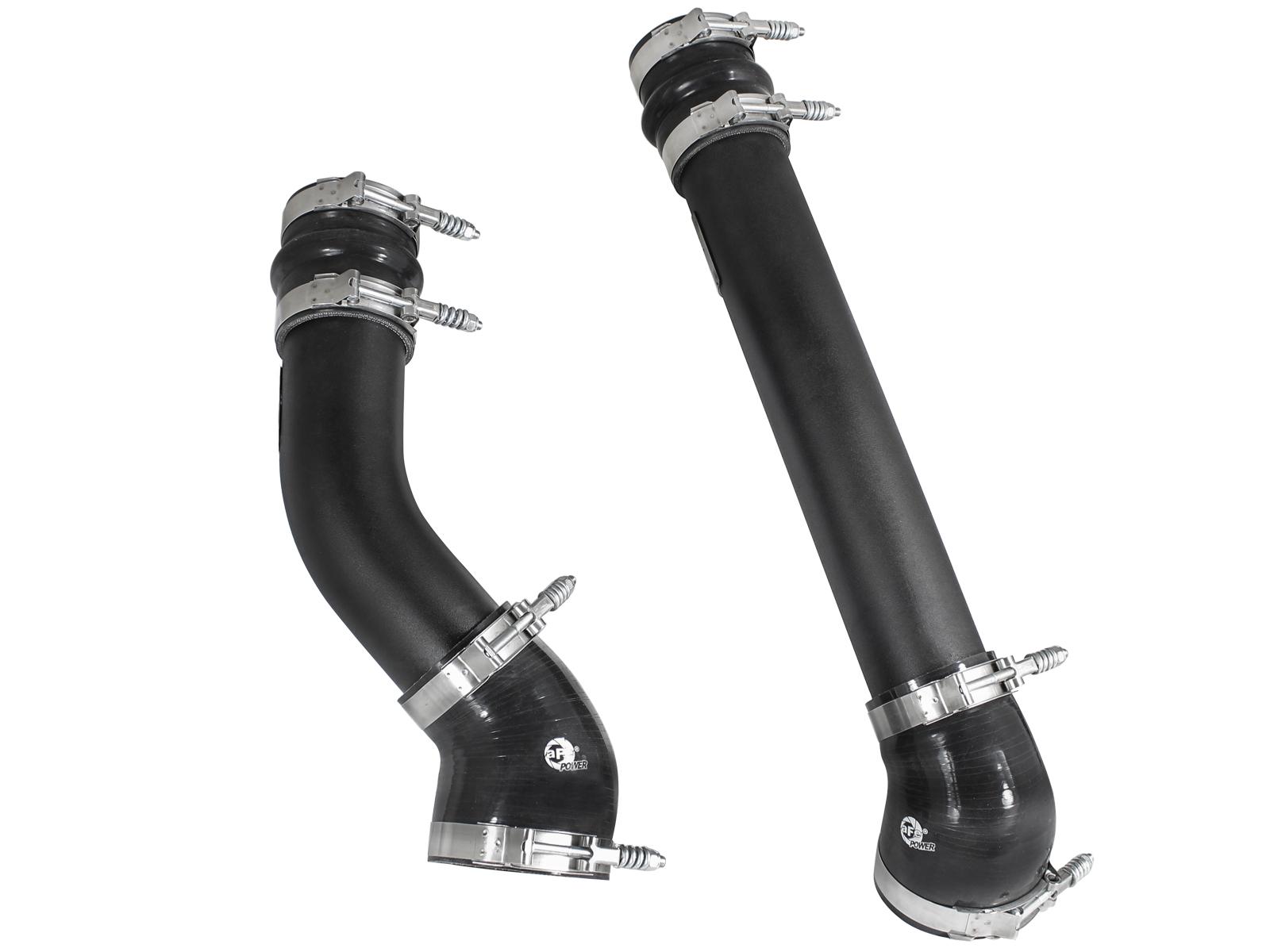 AFE BladeRunner 3 IN Aluminum Hot and Cold Charge Pipe Kit Black (1994-2002 Ram 2500, Ram 3500) - 46-20064-B