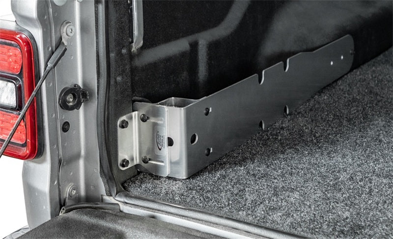 Access Universal H2 Truck Bed Storage Pocket w/ 2.5in Hitch Holder (Aluminum)