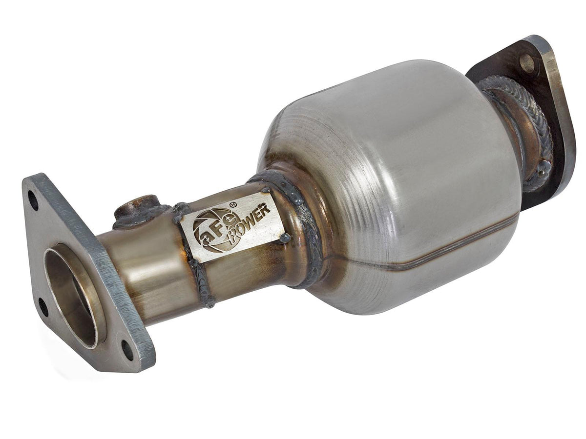 aFe POWER Direct Fit 409 Stainless Steel Catalytic Converter Left-Front (2005-2016 Equator, Frontier, Pathfinder, Xterra) - 47-46101