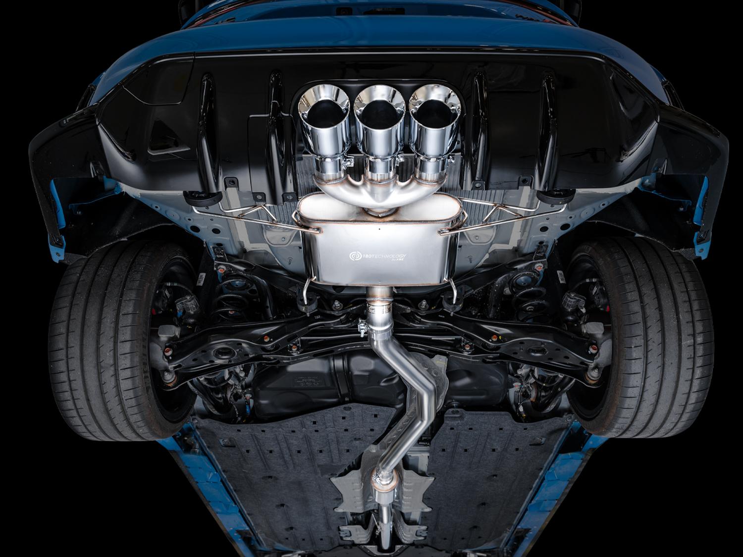 AWE Touring Edition for FL5 CTR - Triple Chrome Tips - 3015-52287